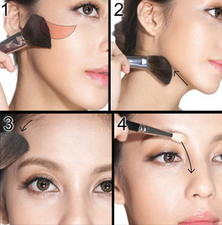 如何用化妝刷畫(huà)出立體妝容？